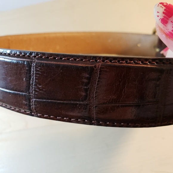 Fossil Men's Leather Belt Sz S - Picture 2 of 6